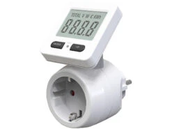 Revolt Stromverbrauchszähler:2er-Set Digitale Energiekostenmesser, 180° Drehbares Display, 3.680 W -Shop Für Smart-Home-Produkte nc5561 1 1