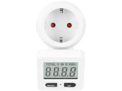 Revolt Stromverbrauchszähler:2er-Set Digitale Energiekostenmesser, 180° Drehbares Display, 3.680 W -Shop Für Smart-Home-Produkte nc5561 6 1