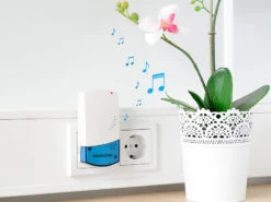 Infactory Klingel Mit Licht:Steckdosen-Funk-Klingel Mit Optischem Signal -Shop Für Smart-Home-Produkte nc5716 3