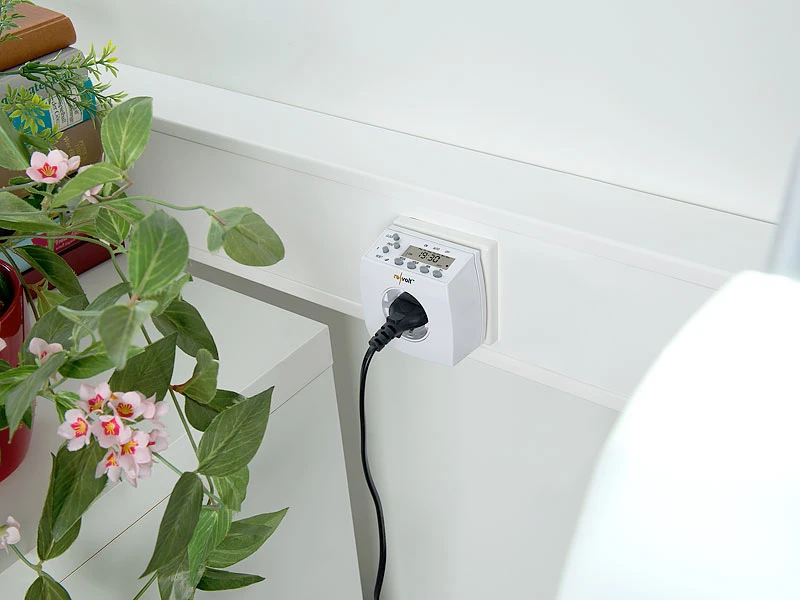 Revolt Steckdose Timer:2er-Set Kompakte Digitale Zeitschaltuhren Mit LCD-Display 8 Revolt Steckdose Timer:2er-Set Kompakte Digitale Zeitschaltuhren Mit LCD-Display – Bild 8