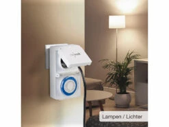 Revolt Außen Zeitschaltuhr:Mechanische Outdoor-Zeitschaltuhr, IP44, 30 Min., Kindersicherung -Shop Für Smart-Home-Produkte nc5734 10