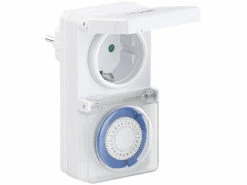 Revolt Außen Zeitschaltuhr:Mechanische Outdoor-Zeitschaltuhr, IP44, 30 Min., Kindersicherung