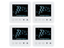 Revolt Temperaturregler:4er-Set WLAN-Thermostate Für Fußbodenheizungen, Für Siri, Alexa & GA -Shop Für Smart-Home-Produkte nc7753 12