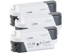 Revolt Smart-Switch Alexa:3er-Set Funk-Empfänger KFS-200.rc, Amazon Alexa & Google Assistant -Shop Für Smart-Home-Produkte nx1651 15