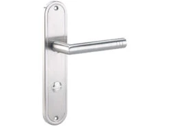 AGT Badezimmer-Türbeschläge:Edelstahl-Türbeschlag-Set Für Bad & WC, 2 Klinken, Versandrückläufer -Shop Für Smart-Home-Produkte nx3376 3