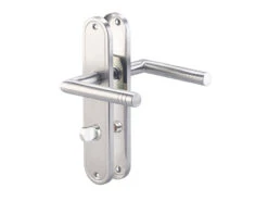 AGT Türklinke:2er-Set Edelstahl-Türbeschlag-Sets Für Bad & WC, Je 2 Klinken -Shop Für Smart-Home-Produkte nx3376 5 1