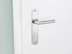 AGT Türklinke:2er-Set Edelstahl-Türbeschlag-Sets Für Bad & WC, Je 2 Klinken -Shop Für Smart-Home-Produkte nx3376 7