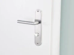 AGT Badezimmer-Türbeschläge:Edelstahl-Türbeschlag-Set Für Bad & WC, 2 Klinken, Versandrückläufer -Shop Für Smart-Home-Produkte nx3376 8