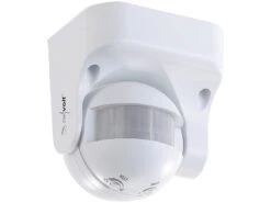 Revolt Bewegungsmelder Outdoor:2er-Set Vertikal Schwenkbare 180°-PIR-Bewegungsmelder, 230 V, IP44 -Shop Für Smart-Home-Produkte nx3485 1