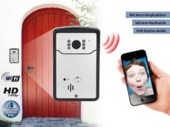 CASAcontrol Funktür Öffner:App-gesteuerte Türsprechanlage Mit HD-Video & Tür-Öffner-Funktion