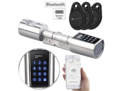 VisorTech Zahlenschloss:Elektronischer Tür-Schließzylinder, Transponder, Code, App, M Gateway -Shop Für Smart-Home-Produkte nx4349 11 1