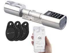VisorTech Zahlenschloss:Elektronischer Tür-Schließzylinder, Transponder, Code, App, M Gateway -Shop Für Smart-Home-Produkte nx4349 7 1