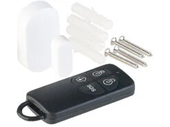 VisorTech WiFi Alarmanlage:4-teilige WLAN-Alarmanlage, Alexa-kompatibel, Für Bis 50 Sensoren, App -Shop Für Smart-Home-Produkte nx4406 4