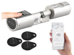 VisorTech Fingerabdruck Zylinder:Elektronischer Tür-Schließzylinder, (Versandrückläufer) -Shop Für Smart-Home-Produkte nx4466 4