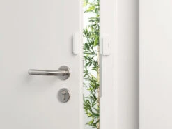 Luminea Fenstersensoren:5er-Set WiFi Tür & Fensteralarm, Alexa Und Google Assistant Komp. -Shop Für Smart-Home-Produkte nx4470 3