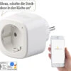 Luminea Home Control WiFi Steckdose:WLAN-Steckdose Mit App, 16 A, Komp. Zu Siri, Alexa & Google Assistant