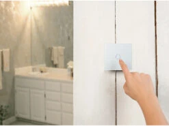 Luminea Home Control Wechselschalter:2er-Set Touch-WLAN-Lichtschalter, Für Siri, Alexa & Google Assistant -Shop Für Smart-Home-Produkte nx4503 4