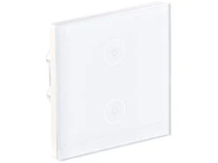 Luminea Home Control Alexa WiFi-Lichtschalter:Touch-Doppel-Lichttaster, Versandrückläufer -Shop Für Smart-Home-Produkte nx4505 3 1