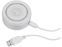 VisorTech Elesion Sirene:2er-Set Alarm-Sirene Mit WLAN & App, Komp. Zu Alexa & Google Assistant -Shop Für Smart-Home-Produkte nx4508 0 2