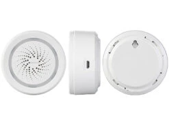 VisorTech Elesion Sirene:2er-Set Alarm-Sirene Mit WLAN & App, Komp. Zu Alexa & Google Assistant -Shop Für Smart-Home-Produkte nx4508 11 2