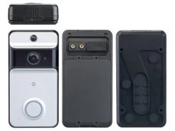 Somikon Klingel Kamera:WLAN-Video-Türklingel Mit App, PIR-Sensor (Versandrückläufer) -Shop Für Smart-Home-Produkte nx4517 11 2