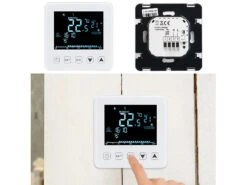 Revolt Heizungsthermostat Wand:Wand-Thermostat Für Fußbodenheizung, LCD, Touch-Tasten, Programmierbar -Shop Für Smart-Home-Produkte nx4525 9 1