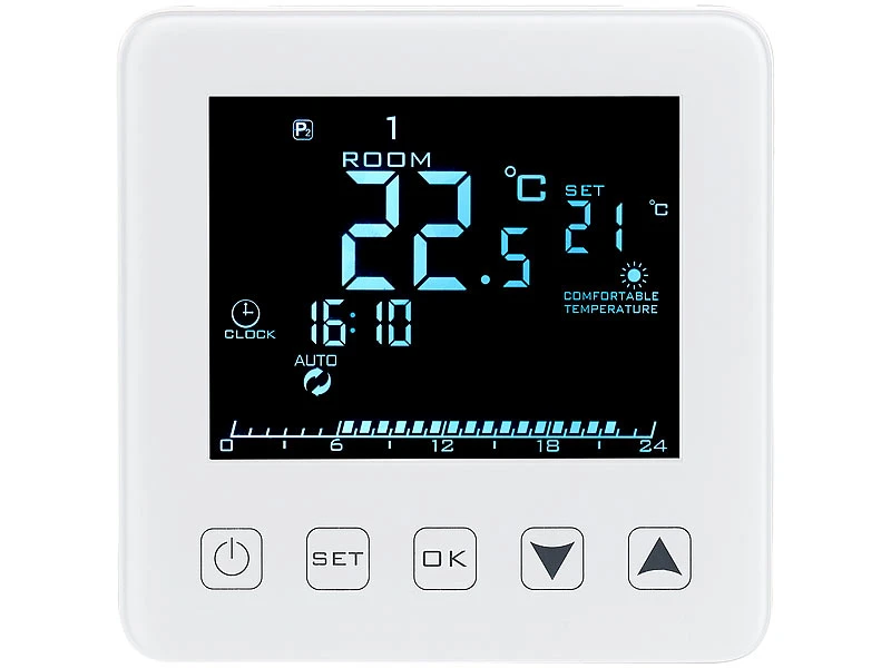 Revolt WLAN Raumthermostat:WLAN-Thermostat Für Fußbodenheizungen, Für Siri, Alexa & GA 3 Revolt WLAN Raumthermostat:WLAN-Thermostat Für Fußbodenheizungen, Für Siri, Alexa & GA – Bild 3