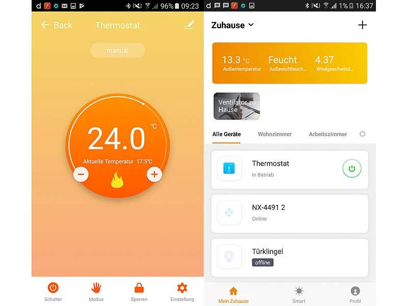 Revolt WLAN Raumthermostat:WLAN-Thermostat Für Fußbodenheizungen, Für Siri, Alexa & GA 7 Revolt WLAN Raumthermostat:WLAN-Thermostat Für Fußbodenheizungen, Für Siri, Alexa & GA – Bild 7