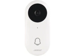 Somikon Türklingel Mit Kamera:WLAN-HD-Video-Türklingel Mit App, Gegensprechen, 156°-Bildwinkel, Akku -Shop Für Smart-Home-Produkte nx4536 3