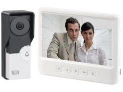 Somikon Türklingelanlagen:Video-Türsprechanlage Mit 17,8-cm-Farbdisplay & Türöffner, 10-m-Kabel -Shop Für Smart-Home-Produkte nx4564 9 2