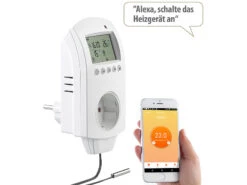 Revolt Thermostat Alexa:WLAN-Steckdosen-Thermostat Für Heizgeräte, App, Versandrückläufer -Shop Für Smart-Home-Produkte nx4567 9 1