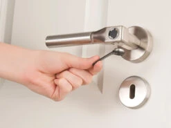 VisorTech Elektronischer Türgriff:Sicherheits-Türbeschlag, Fingerprint-Scanner & Transponder, DIN Rechts -Shop Für Smart-Home-Produkte nx4581 4