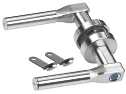 VisorTech Elektronischer Türgriff:Sicherheits-Türbeschlag, Fingerprint-Scanner & Transponder, DIN Rechts -Shop Für Smart-Home-Produkte nx4581 9