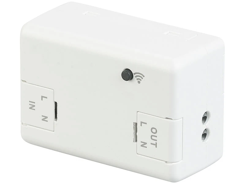 Luminea WLAN Schalter 230V:2er-Set WLAN-Schalter Für Licht, Für Amazon Alexa & Google Assistant 10 Luminea WLAN Schalter 230V:2er-Set WLAN-Schalter Für Licht, Für Amazon Alexa & Google Assistant – Bild 10