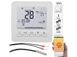 Revolt Wandthermostat:2er-Set WLAN-Thermostate Für Fußbodenheizung, Für Siri, Alexa & GA 16 Revolt Wandthermostat:2er-Set WLAN-Thermostate Für Fußbodenheizung, Für Siri, Alexa & GA -Shop Für Smart-Home-Produkte nx4608 4