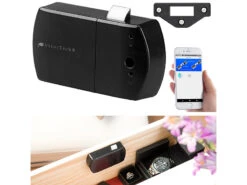 VisorTech Aufschraubschloss Möbel:2er-Set Schubladen- & Schranktüren-Schlösser Mit Bluetooth Und App -Shop Für Smart-Home-Produkte nx4614 7