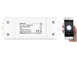 Luminea Home Control WiFi Dimmer:WLAN-Schalter Mit Dimmer-Funktion, Für Siri, Alexa & Google Assistant -Shop Für Smart-Home-Produkte nx4649 3