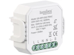 Luminea Home Control LED Dimmer:2er-Set WLAN-Unterputz-Lichtschalter Und -Dimmer, Mit App -Shop Für Smart-Home-Produkte nx4653 1 1
