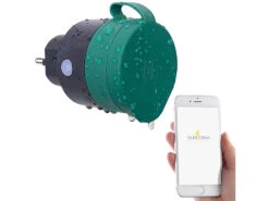 Luminea Home Control Outdoor-WLAN-Mini-Steckdose, Für Alexa, Versandrückläufer -Shop Für Smart-Home-Produkte nx4655 7 1