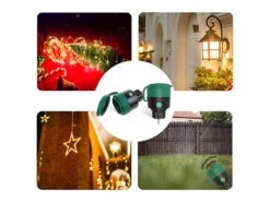 Luminea Home Control WLAN Steckdose Außen:4er-Set Outdoor-WLAN-Steckdosen F. Alexa, Siri & Google Assistant, 16A -Shop Für Smart-Home-Produkte nx4655 8