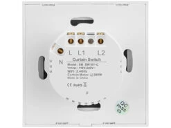Luminea Home Control WiFi Rolladenschalter:2er-Set Rollladen-Touch-Unterputz-Steuerung, App & Sprachsteuerung -Shop Für Smart-Home-Produkte nx4667 2 2