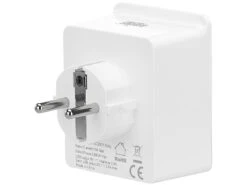 Luminea Home Control Smarte Steckdosen:3er-Set WLAN-Steckdosen, USB, App, Für Alexa, Google Assistant & Siri -Shop Für Smart-Home-Produkte nx4910 2 2