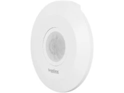 Luminea Home Control WiFi Bewegungsmelder:2er-Set Extra-flacher WLAN-PIR-Bewegungsmelder Mit App, 360°, 230 Volt -Shop Für Smart-Home-Produkte nx4930 1