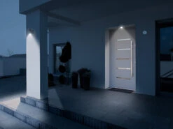 Luminea Home Control Bewegungsmelder Alexa:Extra-flacher WLAN-PIR-Bewegungsmelder Mit App, 360°, 230 Volt -Shop Für Smart-Home-Produkte nx4930 9 1