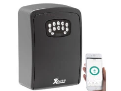 Xcase Bluetooth-Schlüsselsafe:2er Set Mini-Schlüssel-Safe Mit Bluetooth Und App, IP54 -Shop Für Smart-Home-Produkte nx4964 4 1