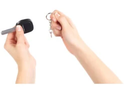 VisorTech Schlüsselalarm:2er-Set Personenalarm Im Autoschlüssel-Design, 110-dB-Sirene, Kuli -Shop Für Smart-Home-Produkte nx5666 8 1