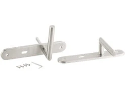 AGT Türgriffe:3er-Set Moderne Edelstahl-Türbeschläge, 6 Türklinken & 6 Langschilder -Shop Für Smart-Home-Produkte nx5855 1 2