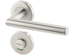 AGT Drückergarnitur:Edelstahl-Türbeschlag-Set, 6 Zimmer-Türklinken, 2 Bad-Türklinken -Shop Für Smart-Home-Produkte nx5867 1 2