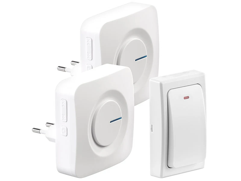 CASAcontrol Kinetische Klingel:Batterielose Funk-Türklingel, 2 Steckdosen-Empfänger, 36 Töne, IP44 2 CASAcontrol Kinetische Klingel:Batterielose Funk-Türklingel, 2 Steckdosen-Empfänger, 36 Töne, IP44 – Bild 2