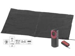 VisorTech Alarmmatte:Tür-Trittmatte Mit Integrierter Funk-Klingel Und Alarm-Funktion